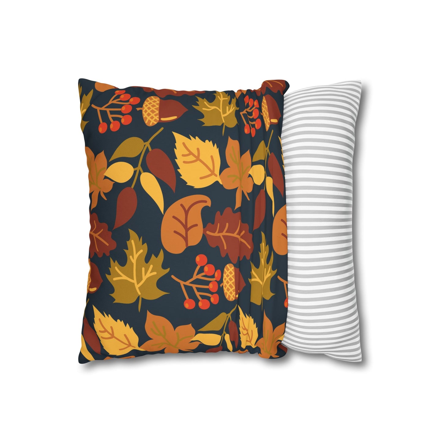 Autumn Leaf Decorative Pillowcase, Cozy Fall Decor, Harvest Home Accent, Thanksgiving Gift, Seasonal Cushion Cover