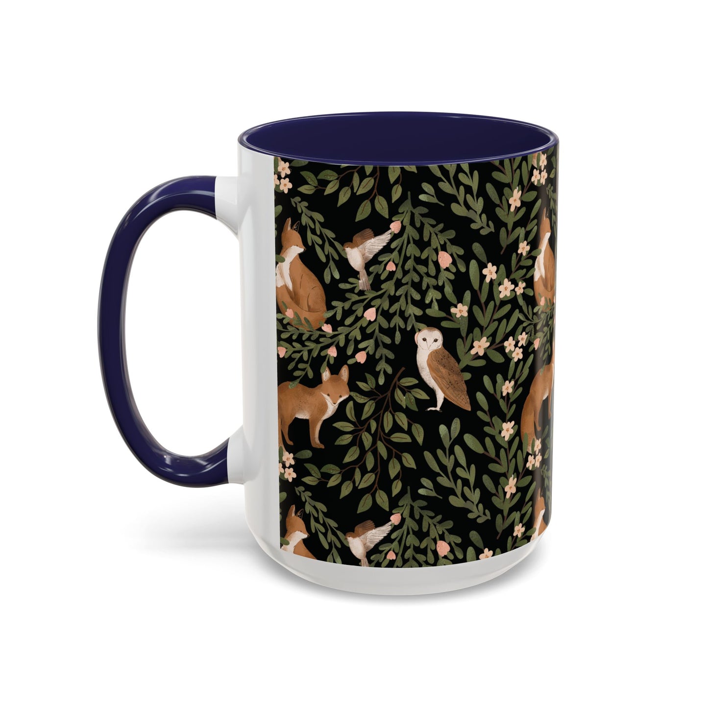 Mug - Little Fox and Owl Woodland Scene Coffee Cup