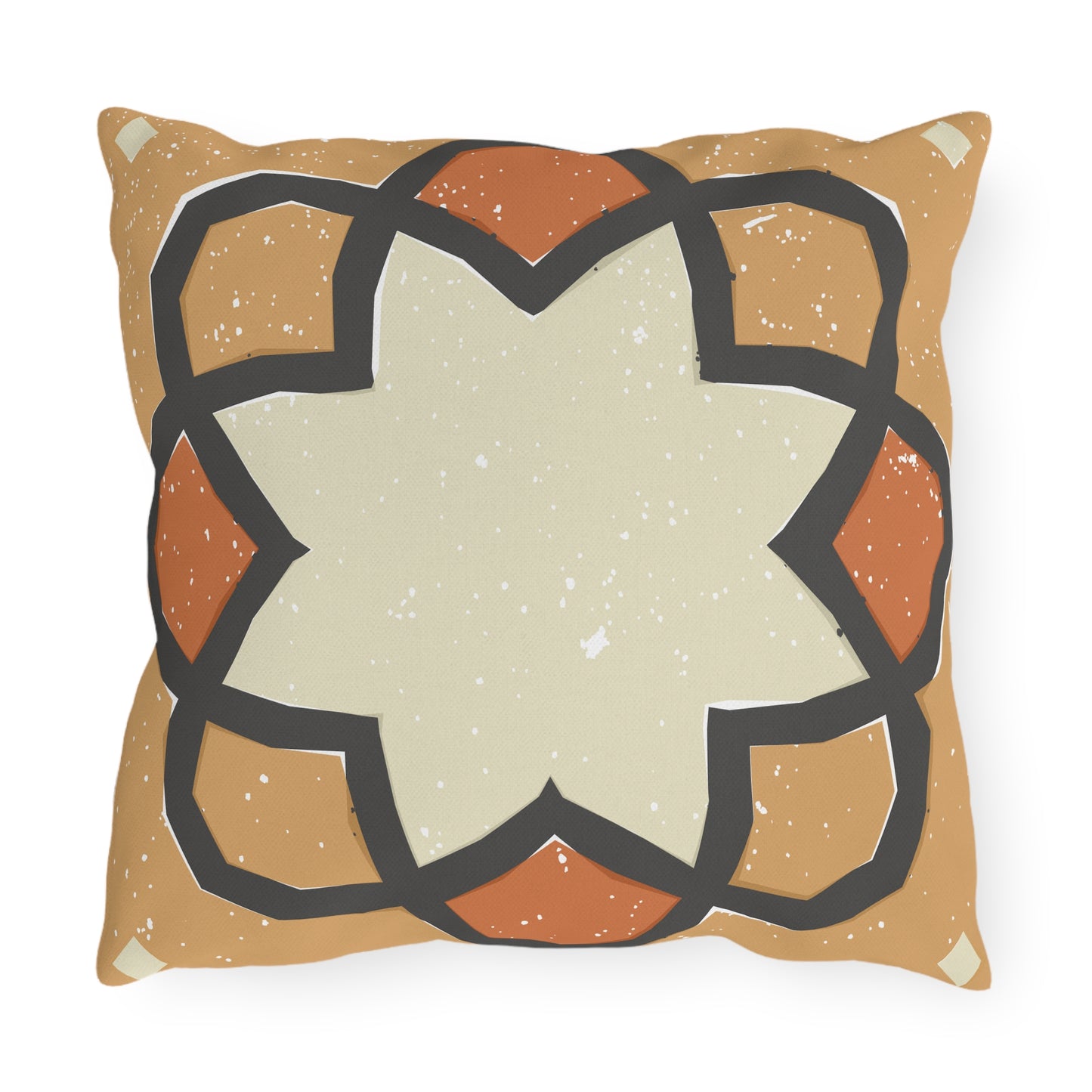 Tribal Design Rustic Goose Stylish Outdoor Pillow for Cozy Settings, Garden Decor, Boho Patio Accessories, Spring/Summer Vibes, Gift for Nature Lovers
