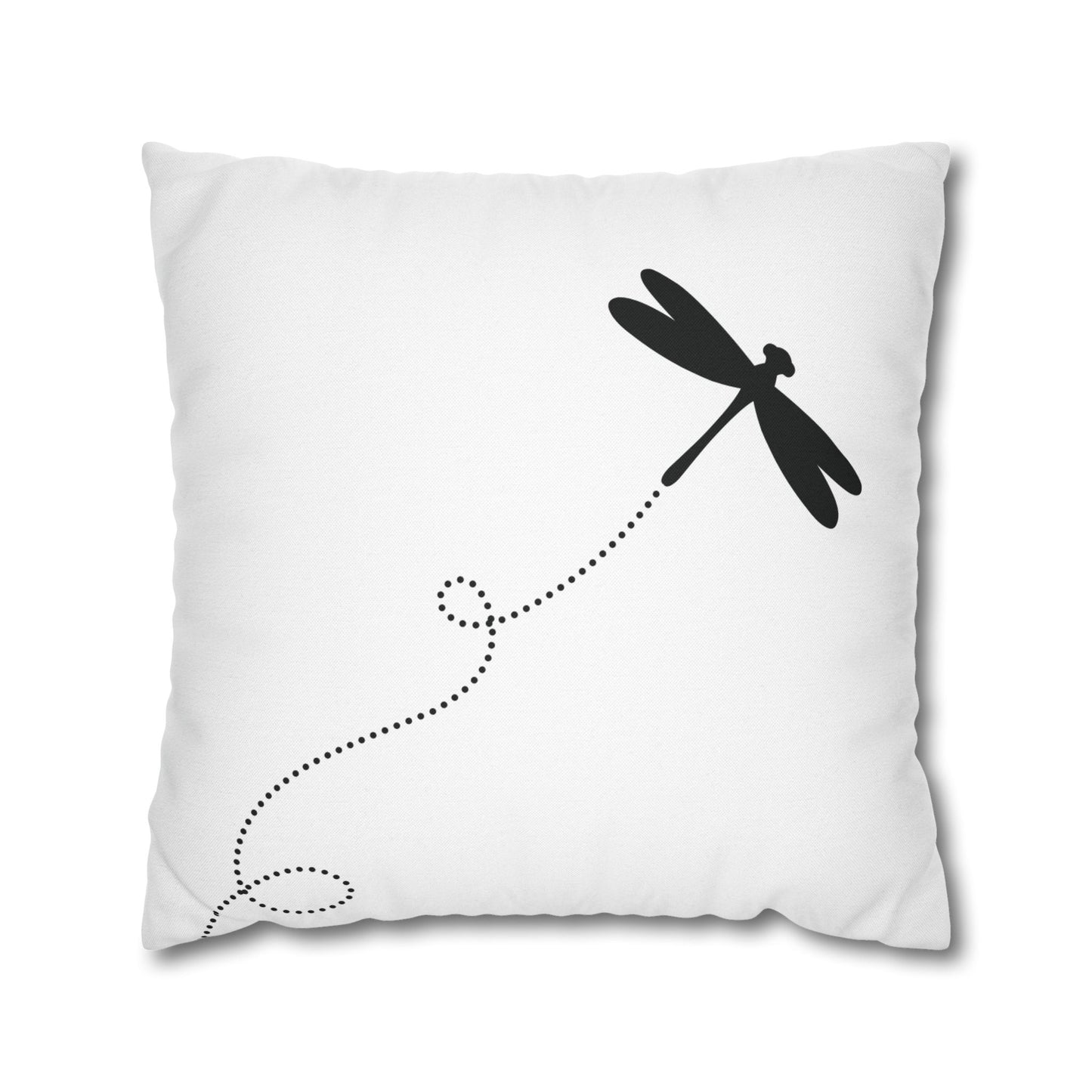 Elegant Dragonfly Pillowcase, Modern Home Decor, Indoor Cushion Cover, Cozy Living Room Accent, Unique Bedroom Gift, Nature-Inspired Decor