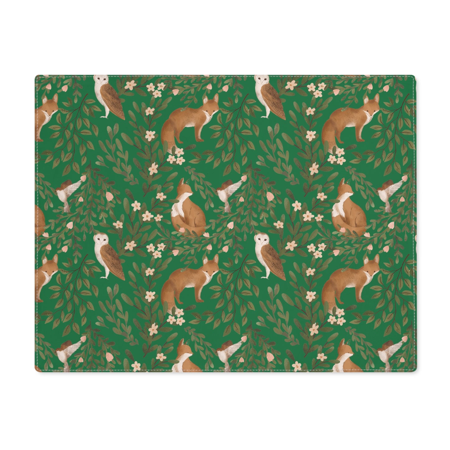 Woodland Charm - Placemat - Forest Green