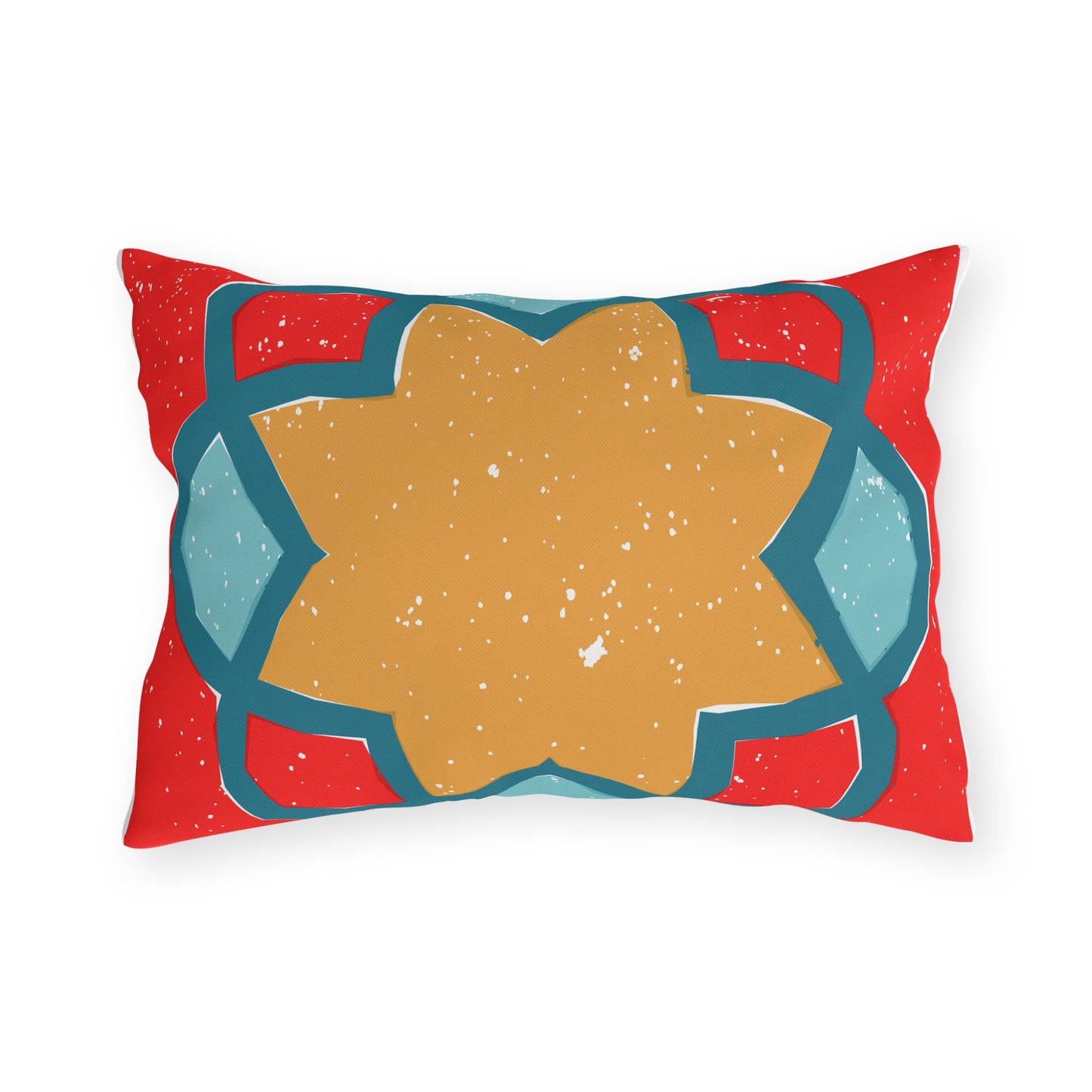 Outdoor Pillows - Vibrant Tribal Tiger Design
