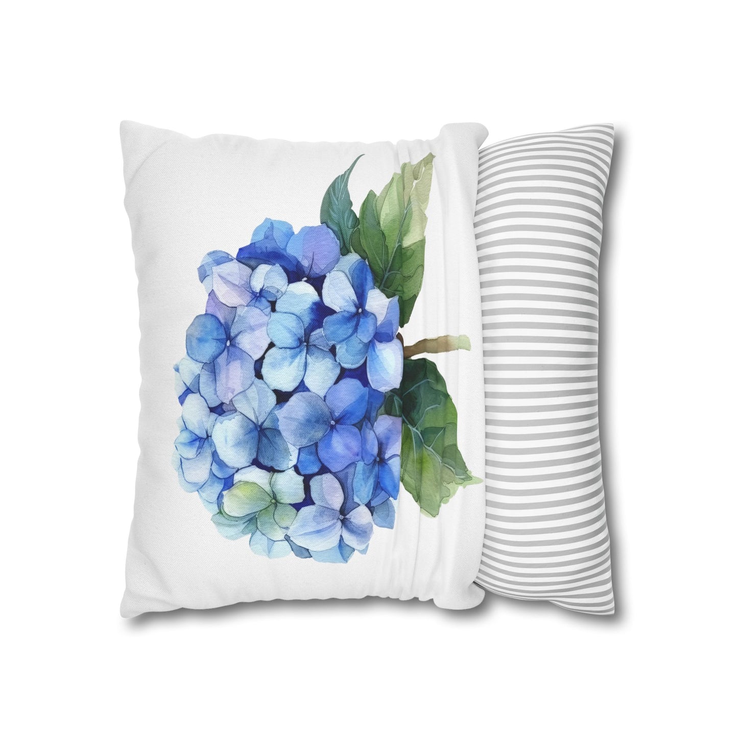 Floral Hydrangea Square Pillowcase - Cozy Home Decor