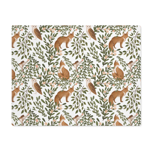 Woodland Charm - Placemat - White
