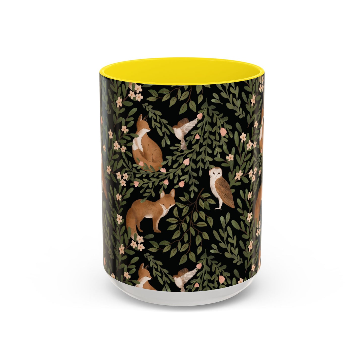 Mug - Little Fox and Owl Woodland Scene Coffee Cup