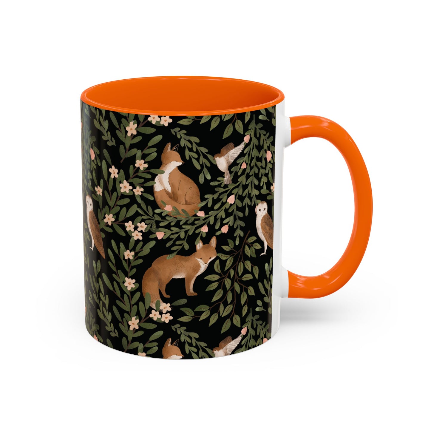 Mug - Little Fox and Owl Woodland Scene Coffee Cup