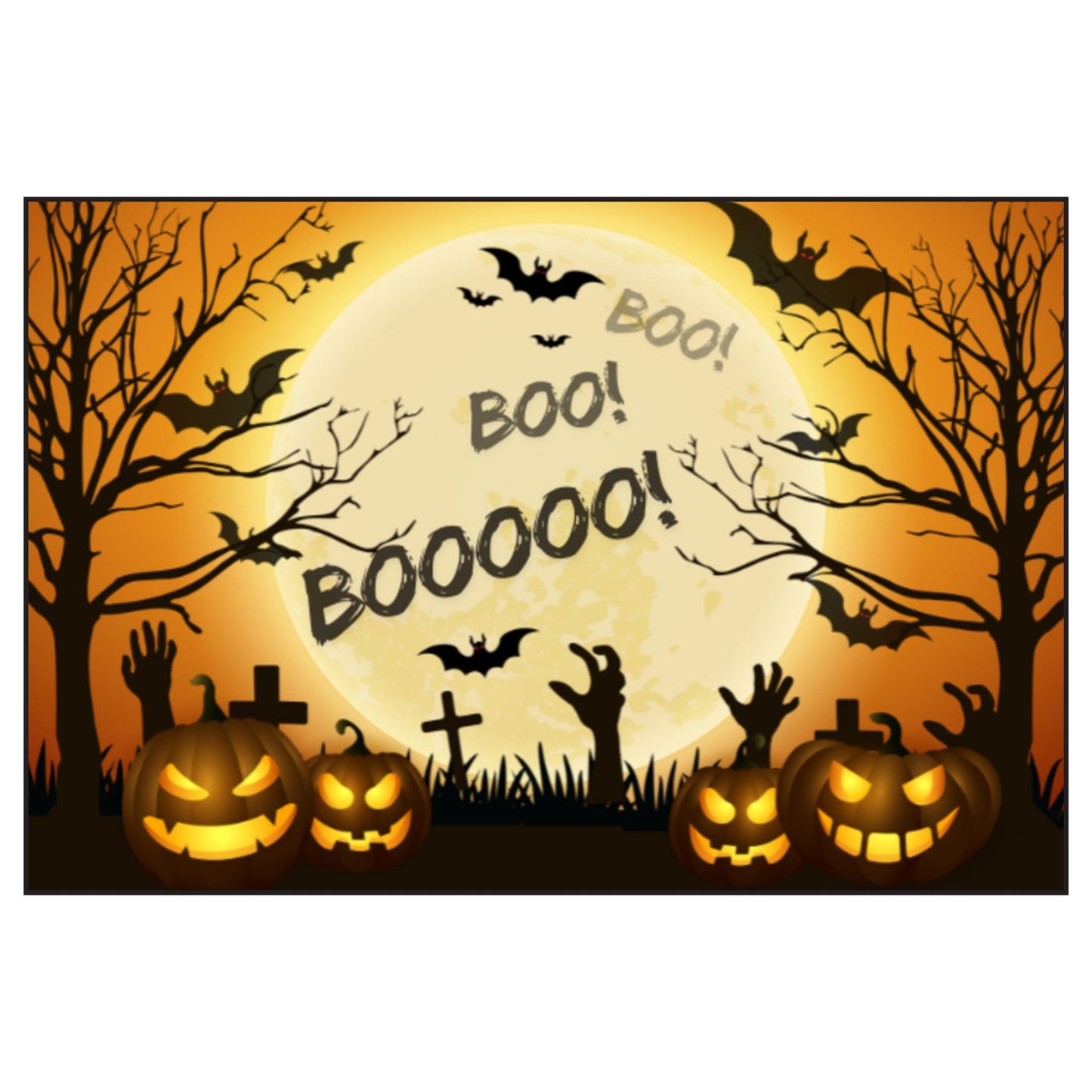 Candle, Boo Halloween pumpkins and spiderwebs, Autumn and Fall Vibes. Scented Soy Candles with Black Lid, (4 and 9oz), Halloween Decor,