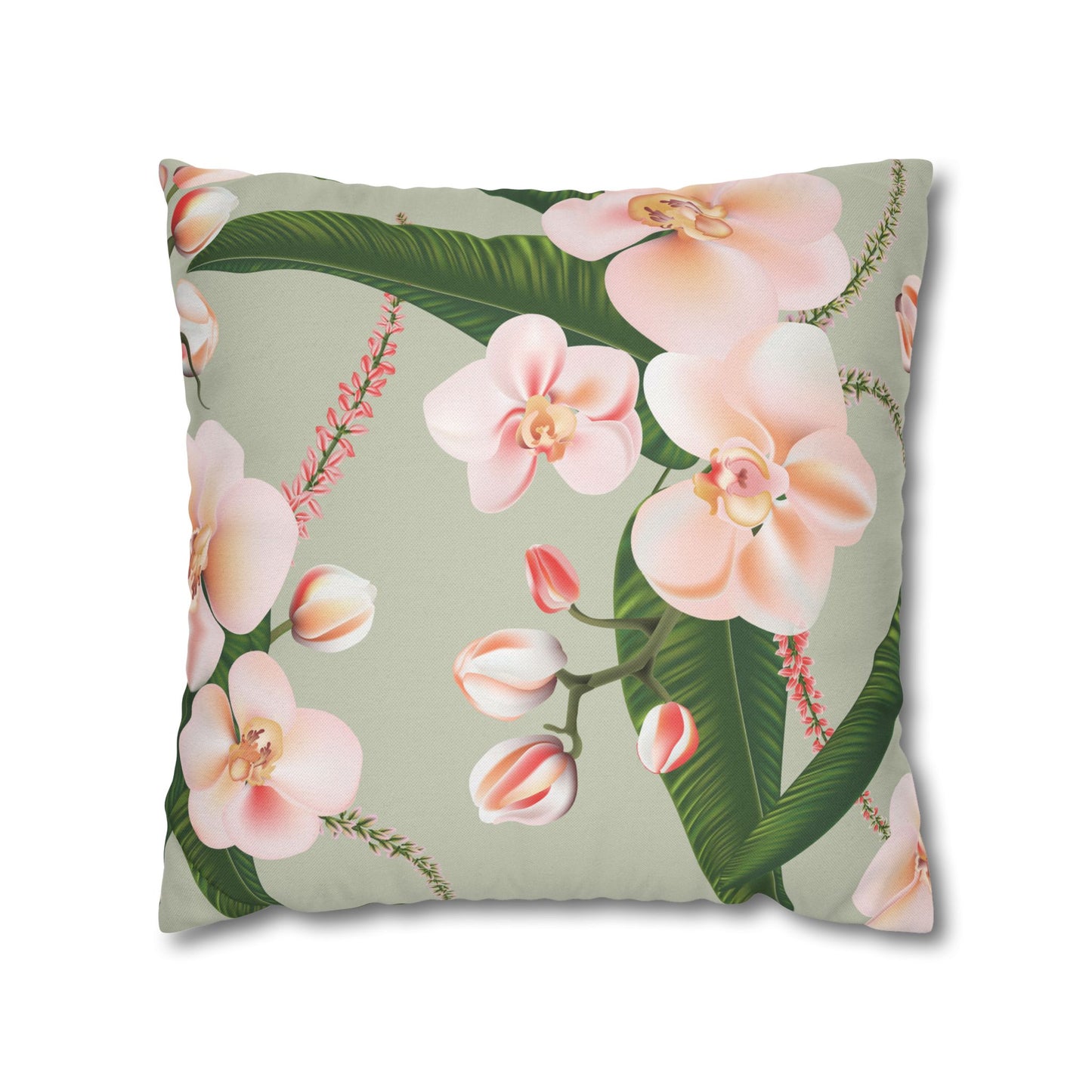 Floral Decorative Pillowcase | Cozy Home Accent, Gift for Flower Lovers, Spring Decor, Tropical Vibes, Easy Home Makeover