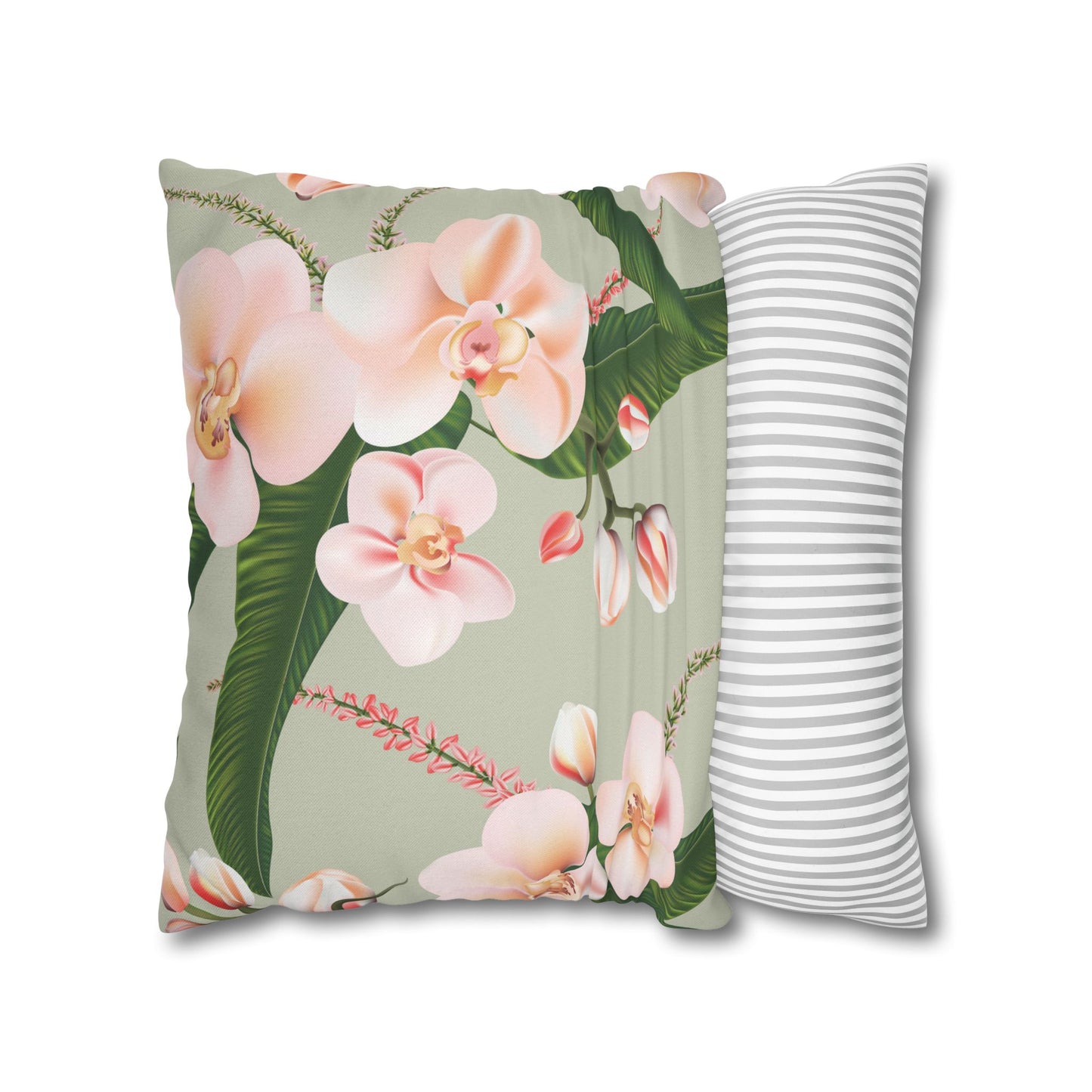 Floral Decorative Pillowcase | Cozy Home Accent, Gift for Flower Lovers, Spring Decor, Tropical Vibes, Easy Home Makeover