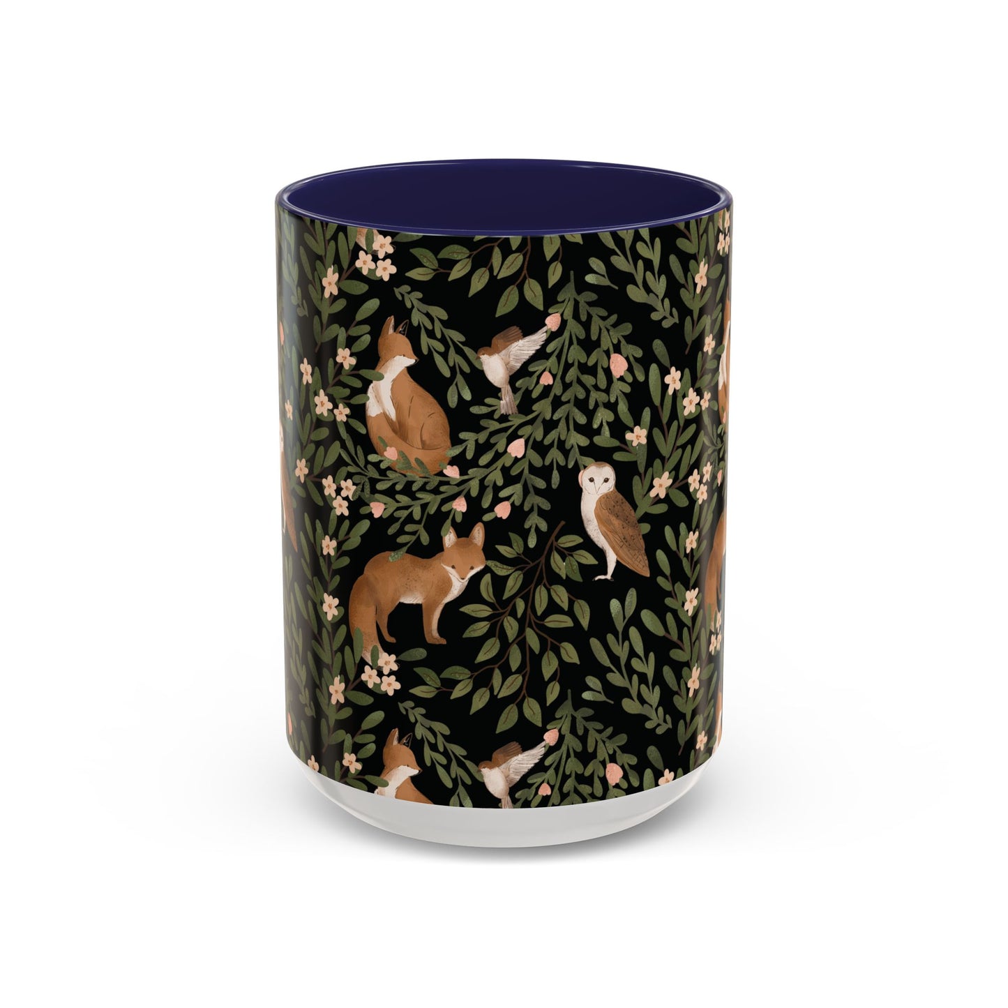 Mug - Little Fox and Owl Woodland Scene Coffee Cup