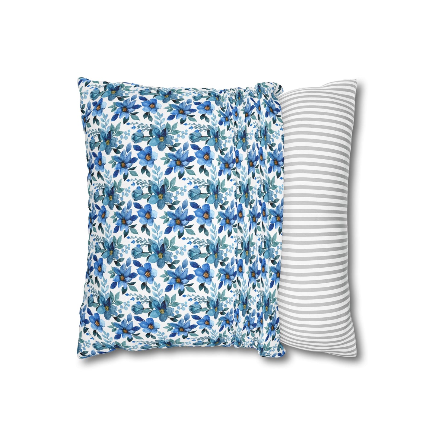 Floral Square Pillowcase | Cozy Home Decor, Gift for Relaxation, Boho Bedroom Accent, Housewarming Present, Summer Vibes