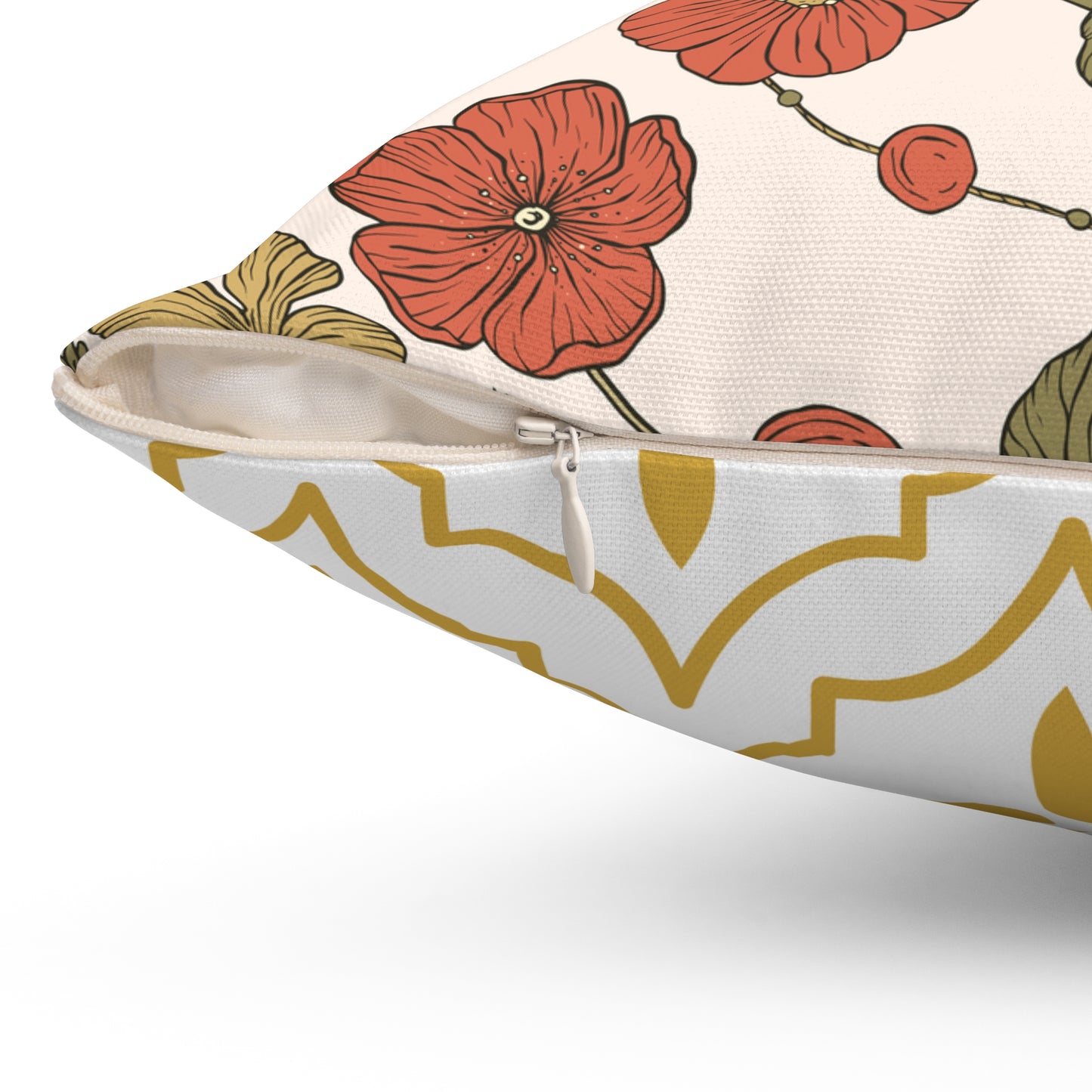 Flying Sparrow with twins Nature-Inspired Decorative Pillow with Floral Design, Home Decor, Gift for Bird Lovers, Cozy Throw Pillow, Boho Accent Cushion