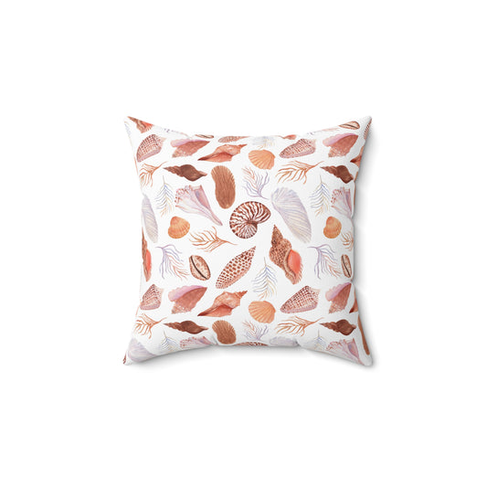 Cozy Coastal Vibes Square Pillow - Perfect Nautical Home Decor