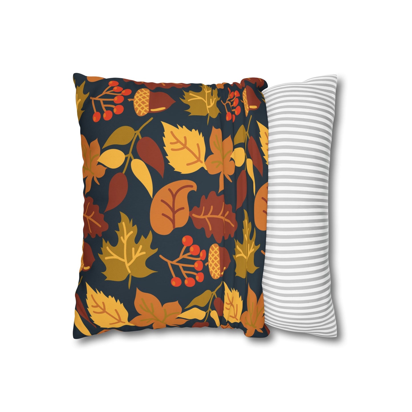 Autumn Leaf Decorative Pillowcase, Cozy Fall Decor, Harvest Home Accent, Thanksgiving Gift, Seasonal Cushion Cover