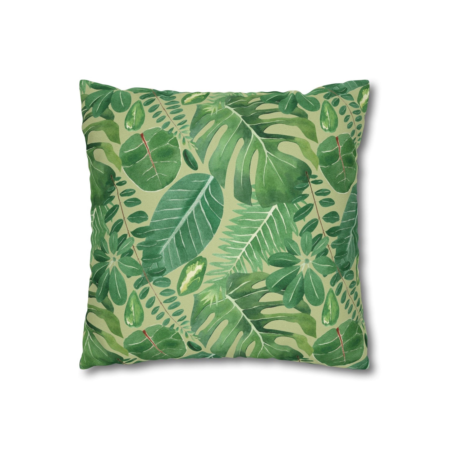 Tropical Floral Pillowcase | Decorative Home Accent, Botanical Throw Pillow, Bohemian Décor, Gift for Plant Lovers, Summer Home Style
