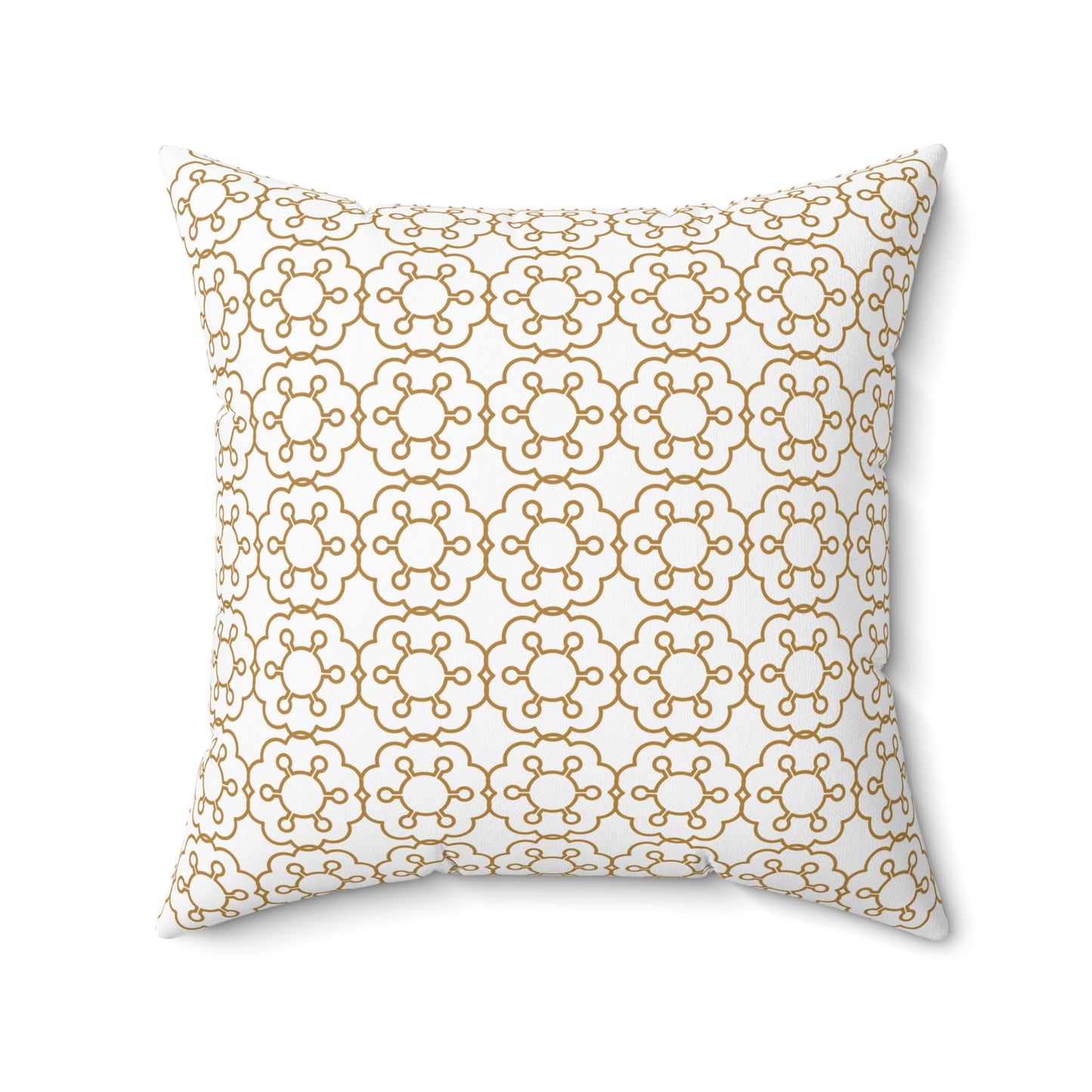 Throw Pillow  Flora and Songbirds Eating Berries