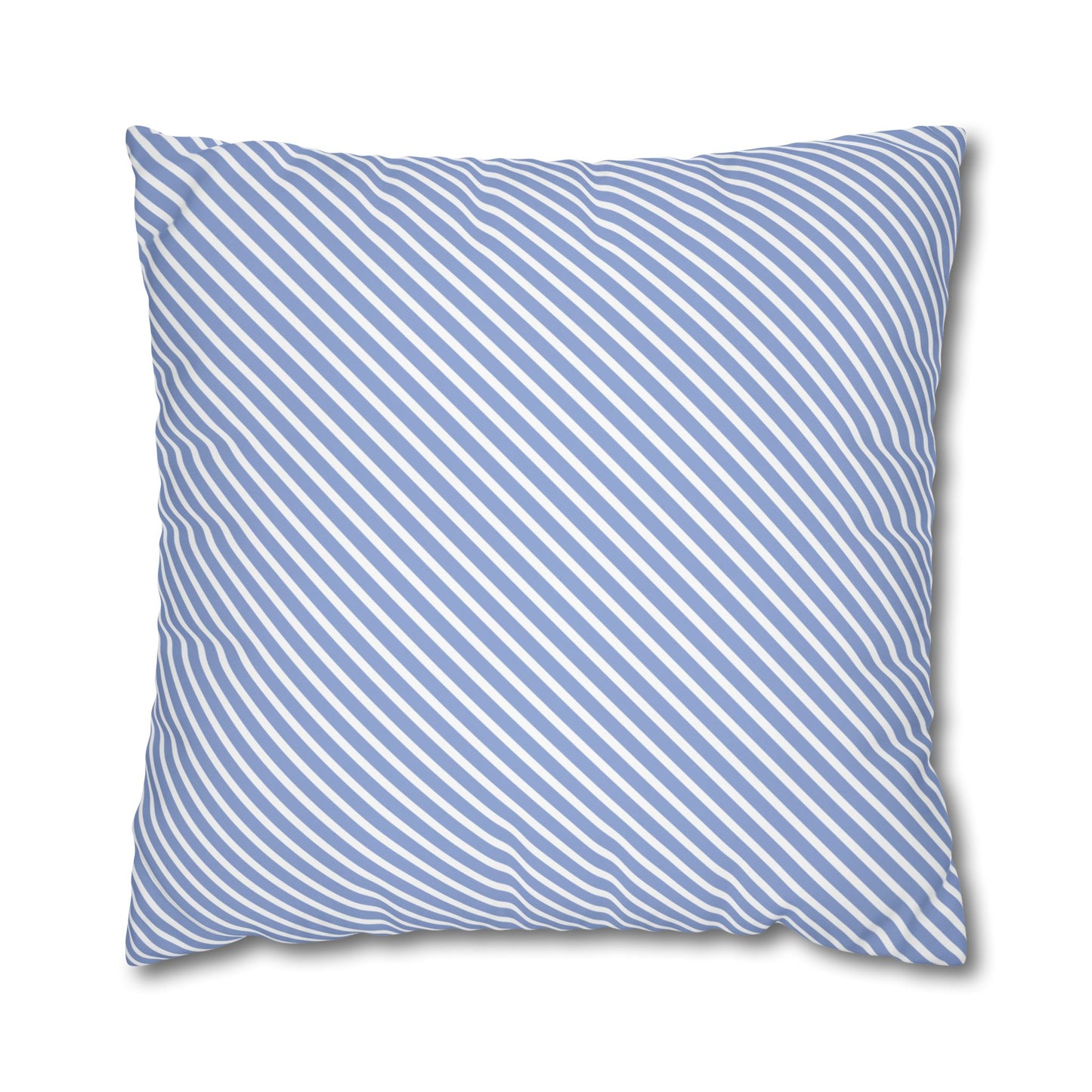 Blue Stripe Decorative Pillowcase, Cozy Throw Cushion Cover for Living Room, Home Decor, Gift for Housewarming, Birthday