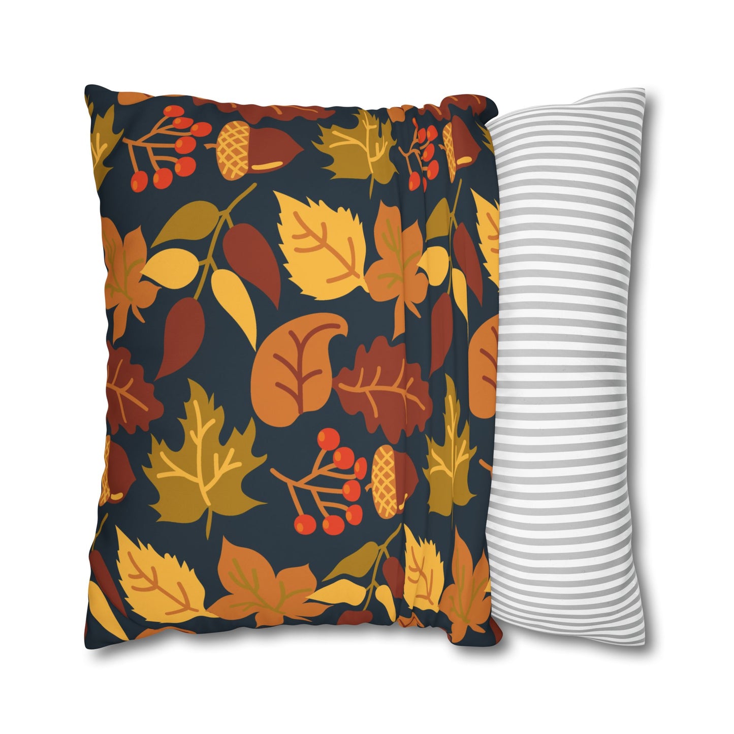 Autumn Leaf Decorative Pillowcase, Cozy Fall Decor, Harvest Home Accent, Thanksgiving Gift, Seasonal Cushion Cover