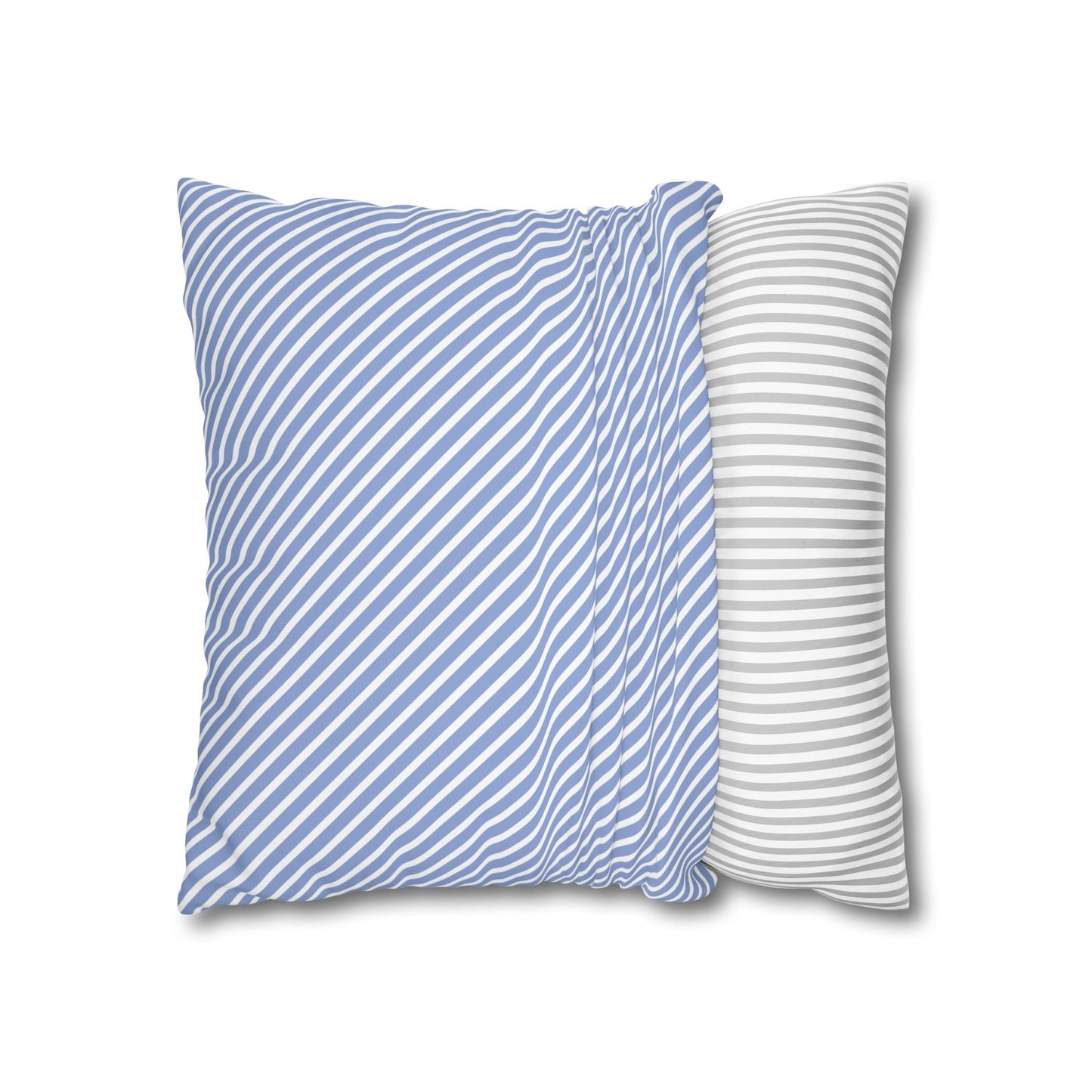 Blue Stripe Decorative Pillowcase, Cozy Throw Cushion Cover for Living Room, Home Decor, Gift for Housewarming, Birthday