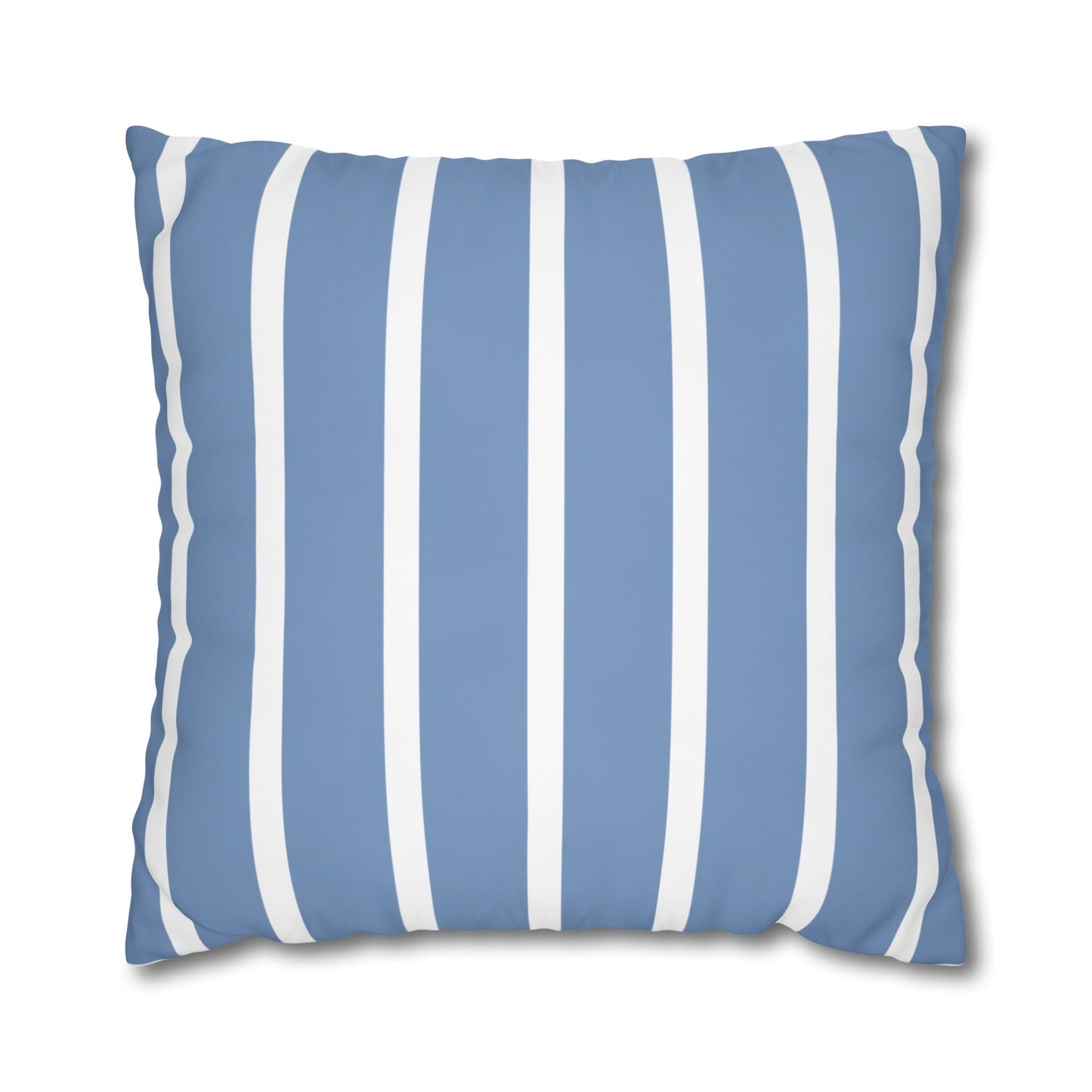 Stylish Striped Throw Pillowcase, Decorative Cushion Cover, Modern Home Decor, Blue Stripe Accent Pillow, Gift for Couch Lovers