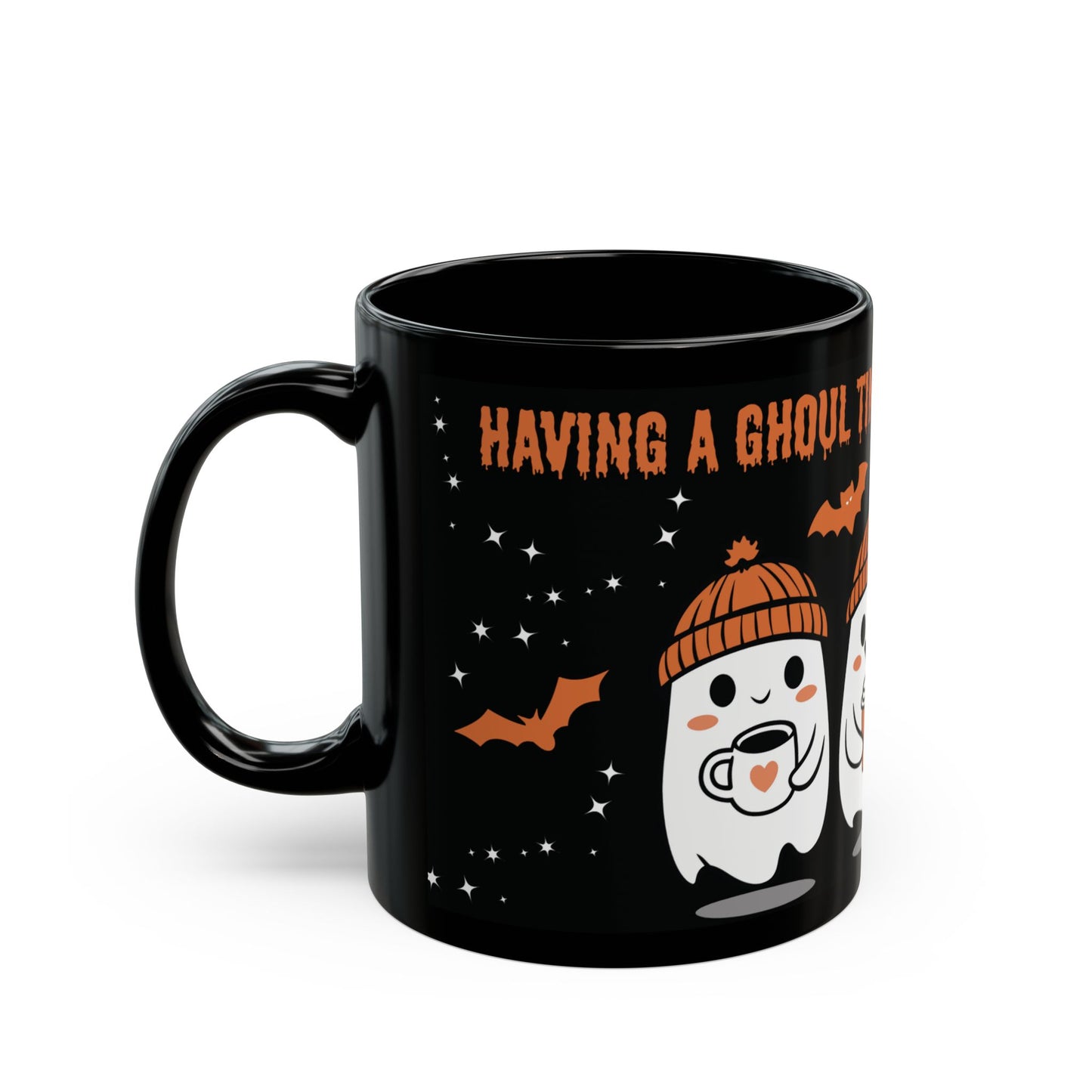 Halloween Ghost Mug - Whimsical Black Coffee Cup, Cute Spooky Drinkware, Perfect for Halloween Parties, Unique Gift for Witchy [...]