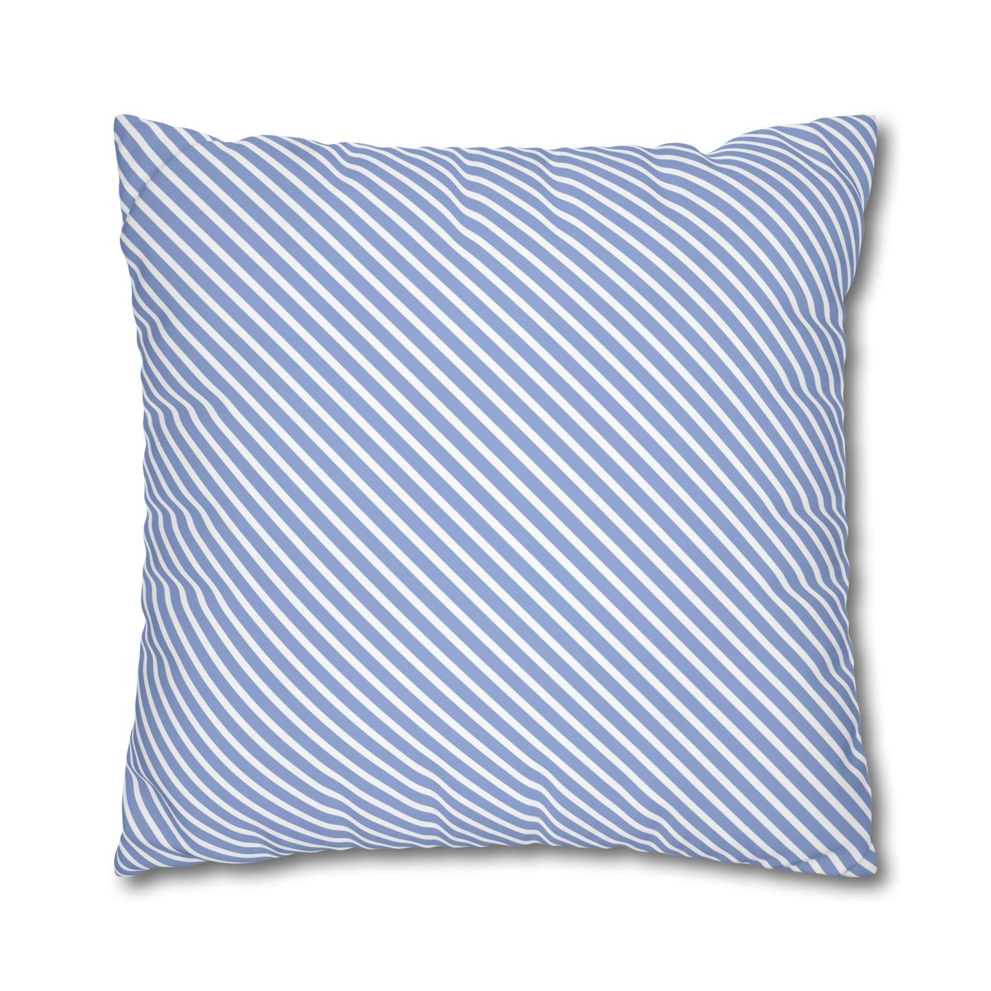 Blue Stripe Decorative Pillowcase, Cozy Throw Cushion Cover for Living Room, Home Decor, Gift for Housewarming, Birthday