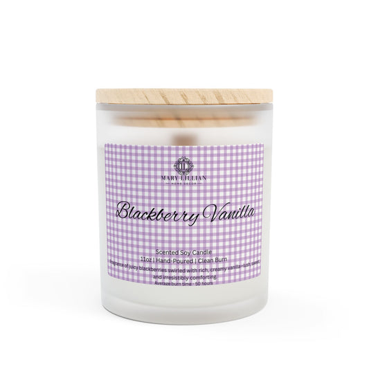 Candle, Blackberry Vanilla Scent, 11oz