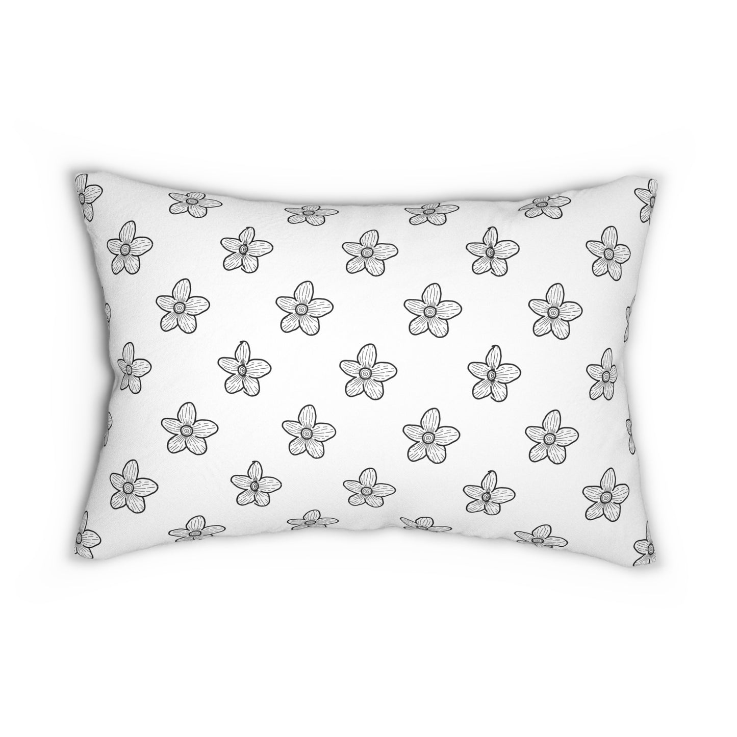 Chic Lumbar Pillow with Black and White Dragonfly & Floral Design, Home Décor, Perfect for Cozy Living Spaces, Gift for Nature Lovers, Wedding Gift, [...]