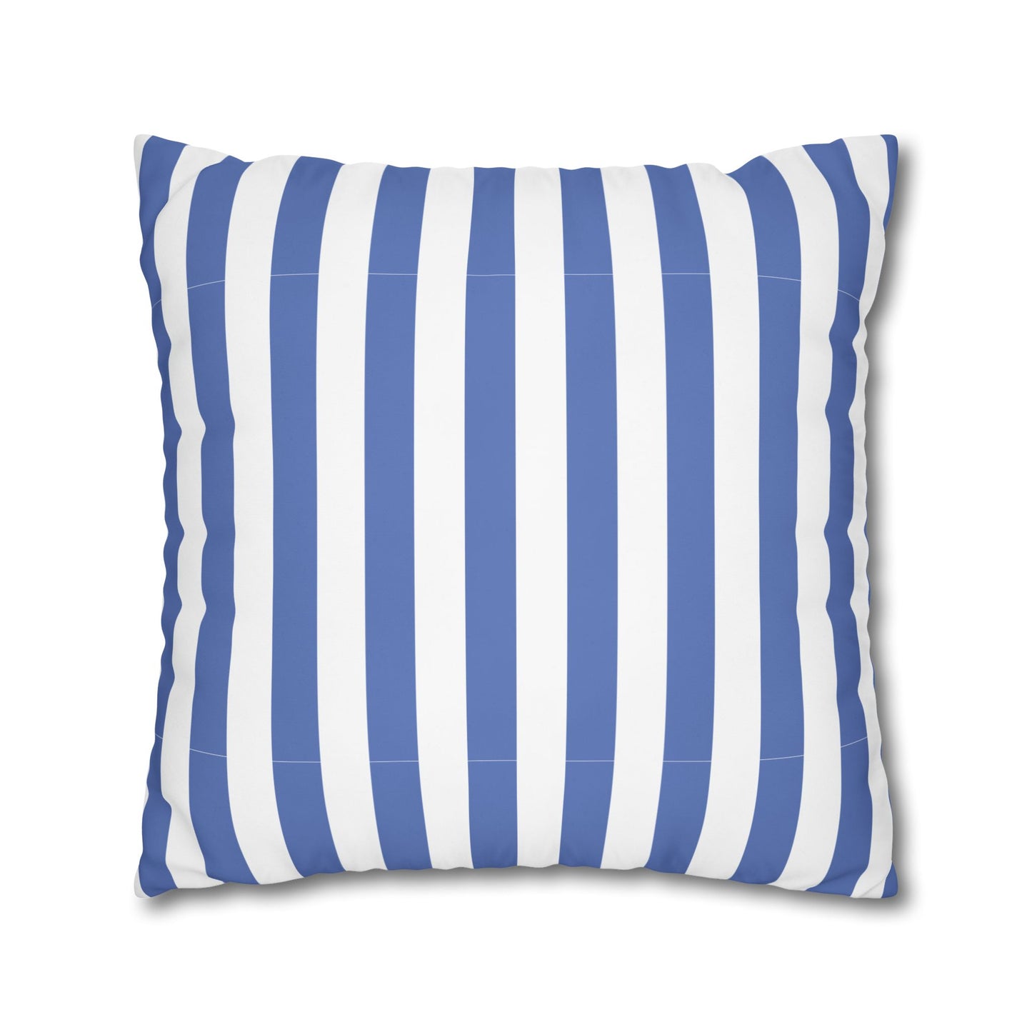 Cozy Striped Throw Pillowcase, Decorative Cushion Cover, Modern Home Decor, Gift for Friends, Nautical Themed Accent