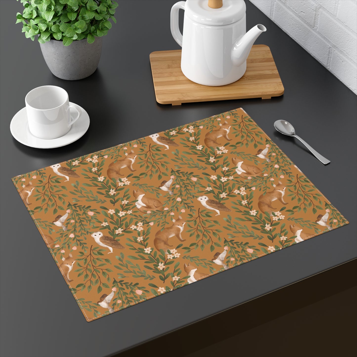 Woodland Charm - Placemat - Light Mocha