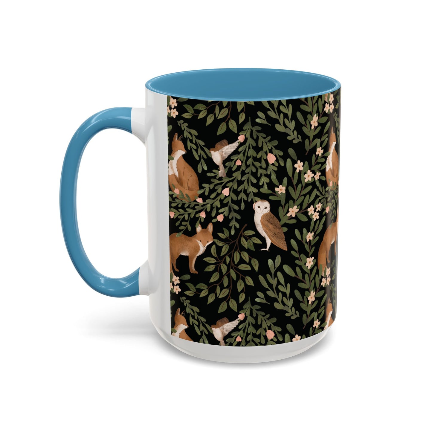 Mug - Little Fox and Owl Woodland Scene Coffee Cup