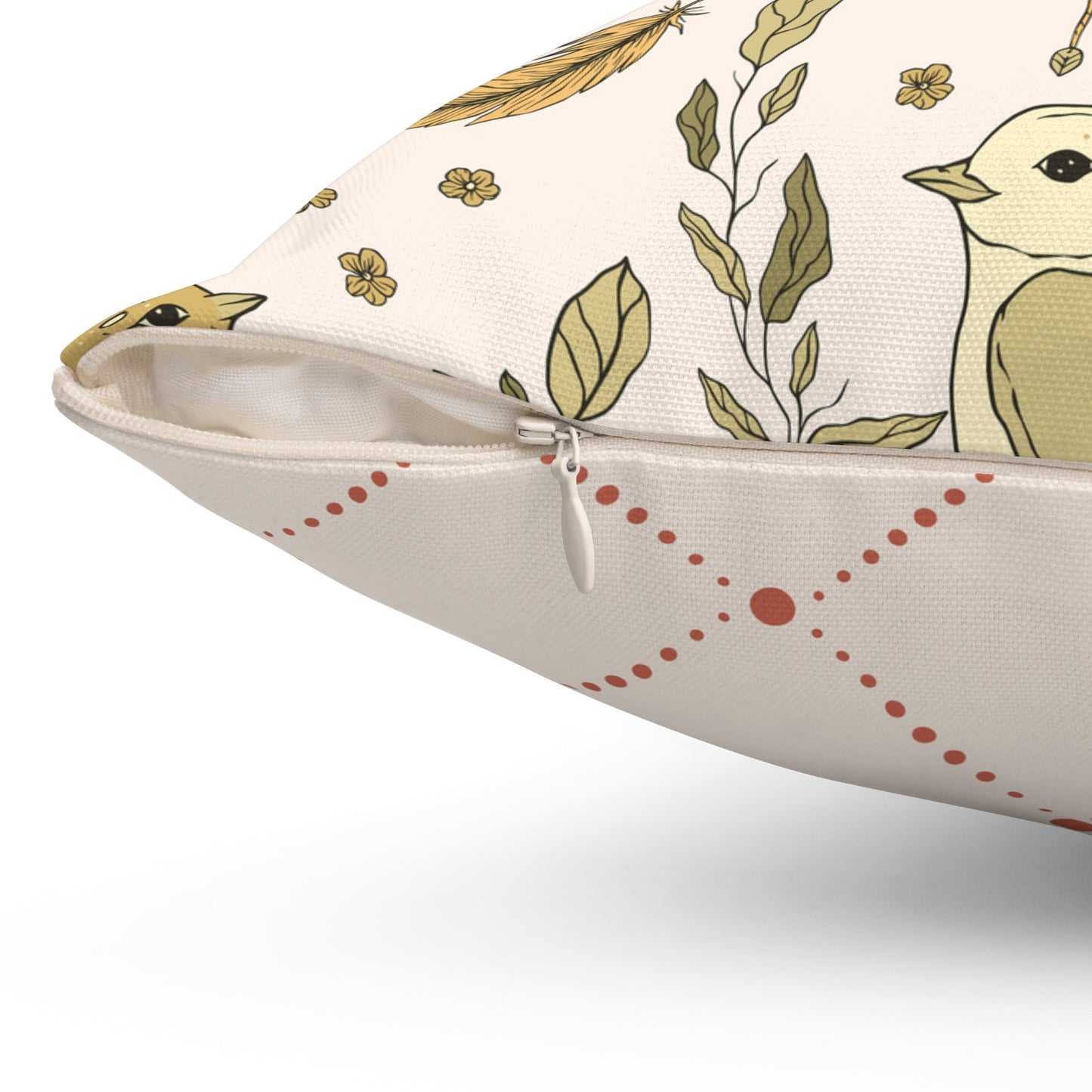 Throw Pillow Sonbird Resting on Branch Chic Decorative Pillow, Nature-Infused Cushion for Home Decor, Bird and Floral Design, Perfect Gift for Any Occasion, Cozy Living Room [...]