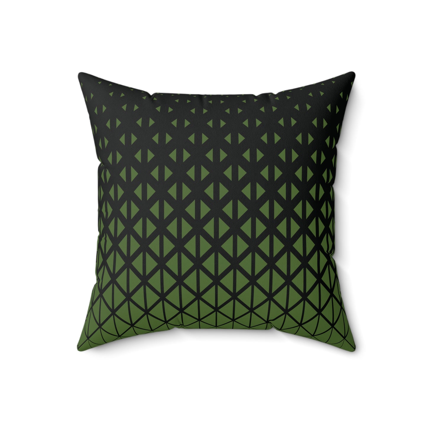 Venus Slipper Orchid Botanical & Geometric Square Accent Throw Pillow | Decorative Cushion, Home Decor, Gift Idea, Nature Theme, Modern Design