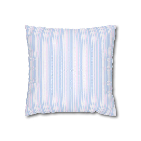 Pastel Striped Throw Pillowcase, Cozy Home Decor, Modern Cushion Cover, Stylish Living Room Accent, Birthday Gift, Soft Furniture Accessory