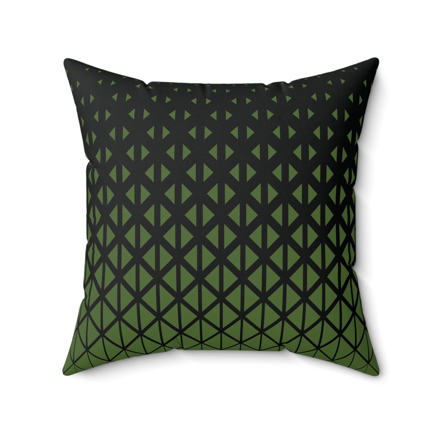 Venus Slipper Orchid Botanical & Geometric Square Accent Throw Pillow | Decorative Cushion, Home Decor, Gift Idea, Nature Theme, Modern Design