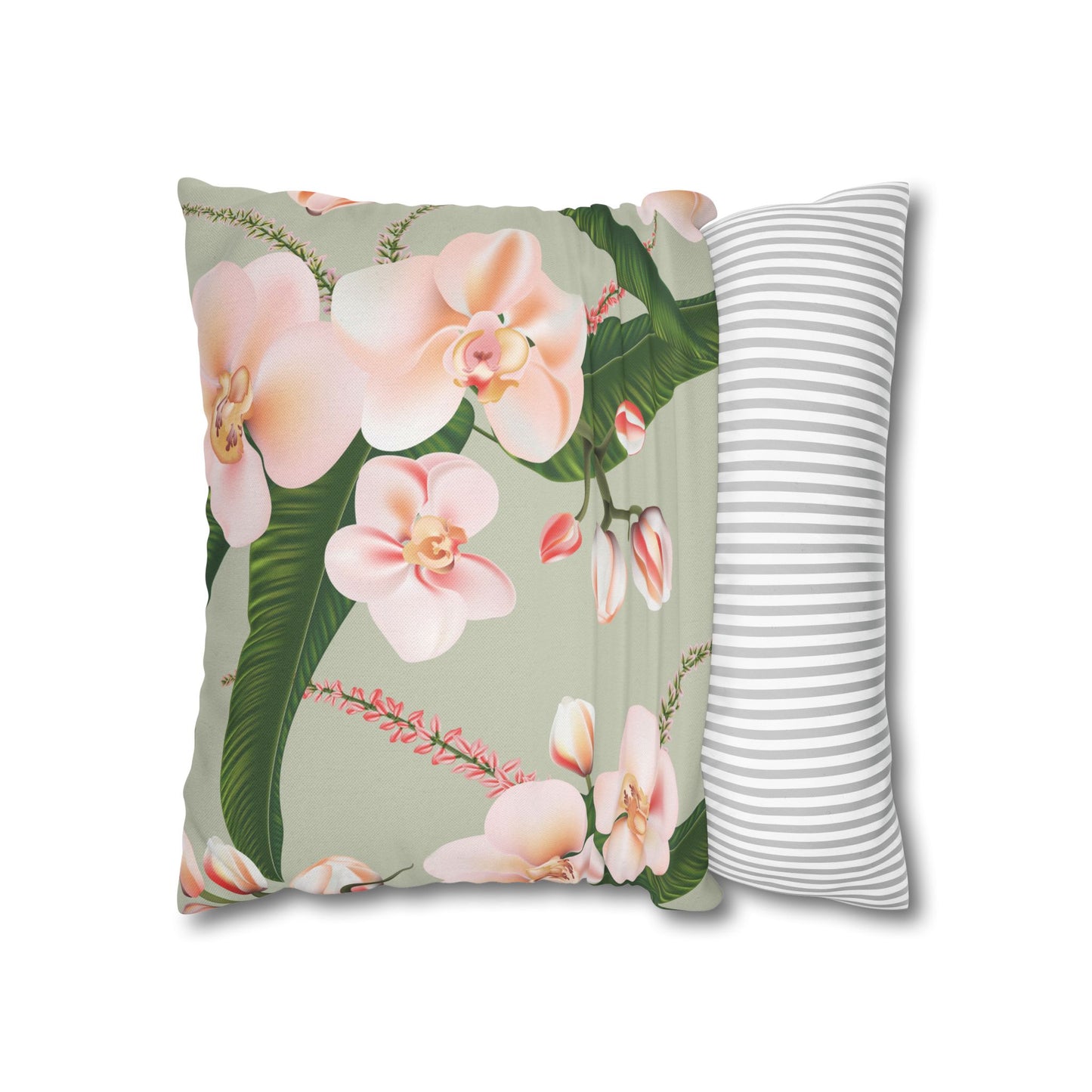 Floral Decorative Pillowcase | Cozy Home Accent, Gift for Flower Lovers, Spring Decor, Tropical Vibes, Easy Home Makeover