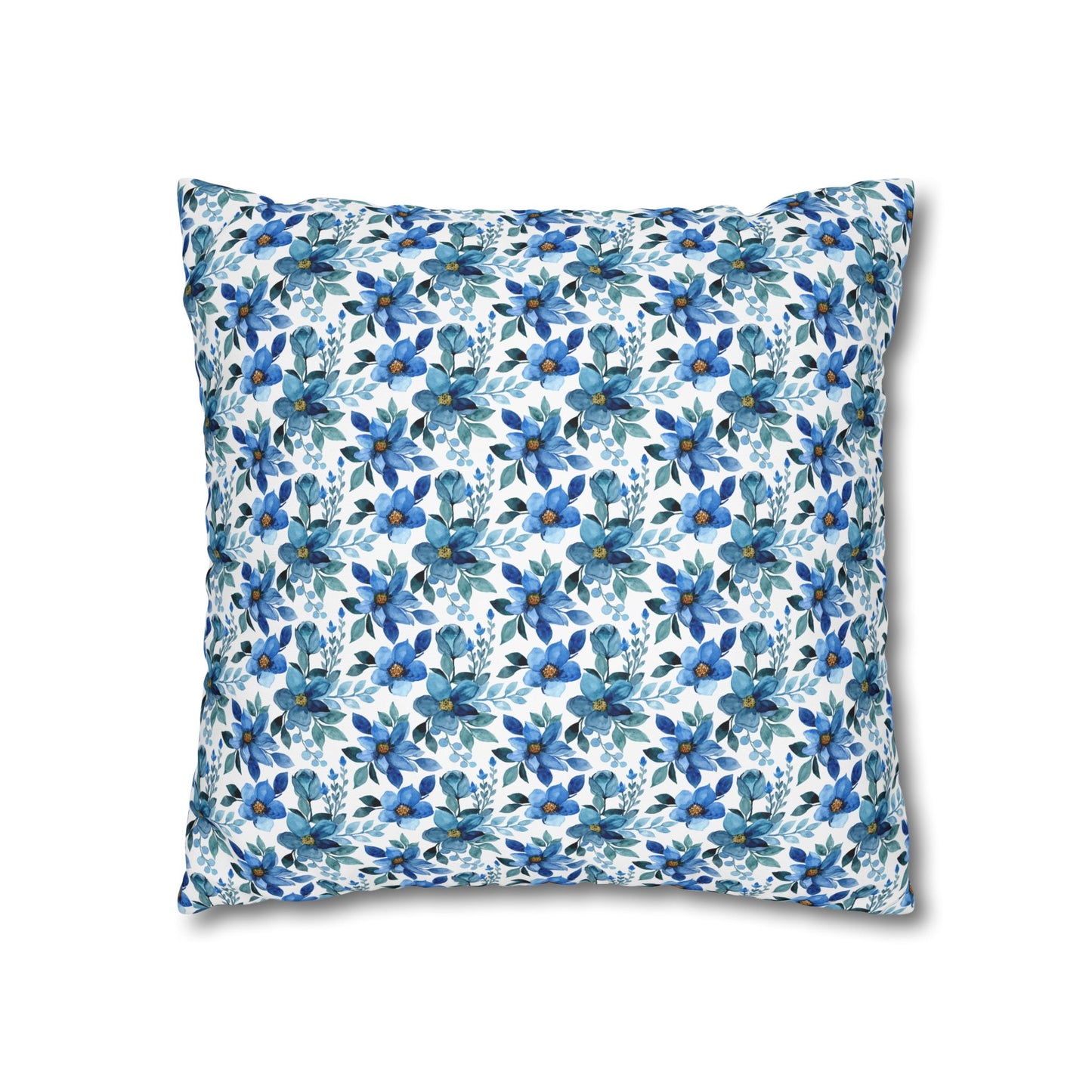 Floral Square Pillowcase | Cozy Home Decor, Gift for Relaxation, Boho Bedroom Accent, Housewarming Present, Summer Vibes