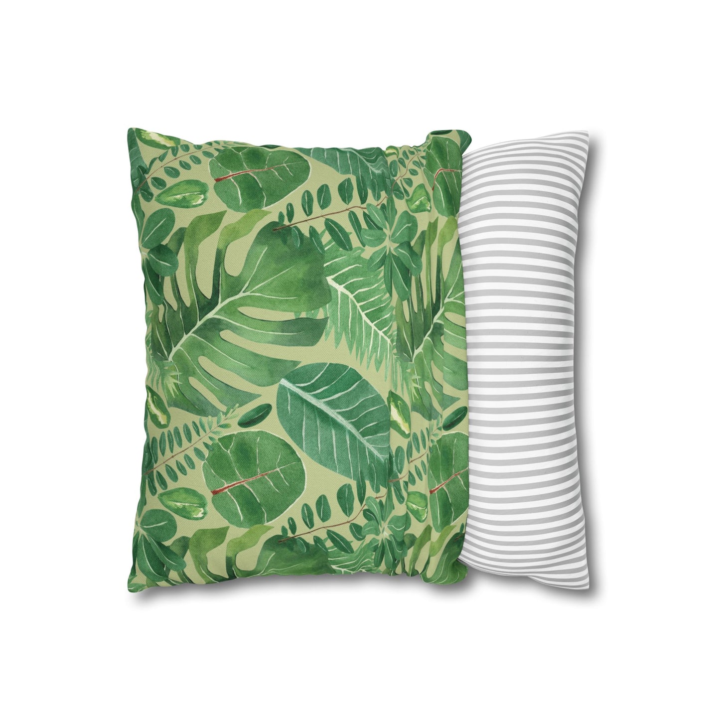 Tropical Floral Pillowcase | Decorative Home Accent, Botanical Throw Pillow, Bohemian Décor, Gift for Plant Lovers, Summer Home Style