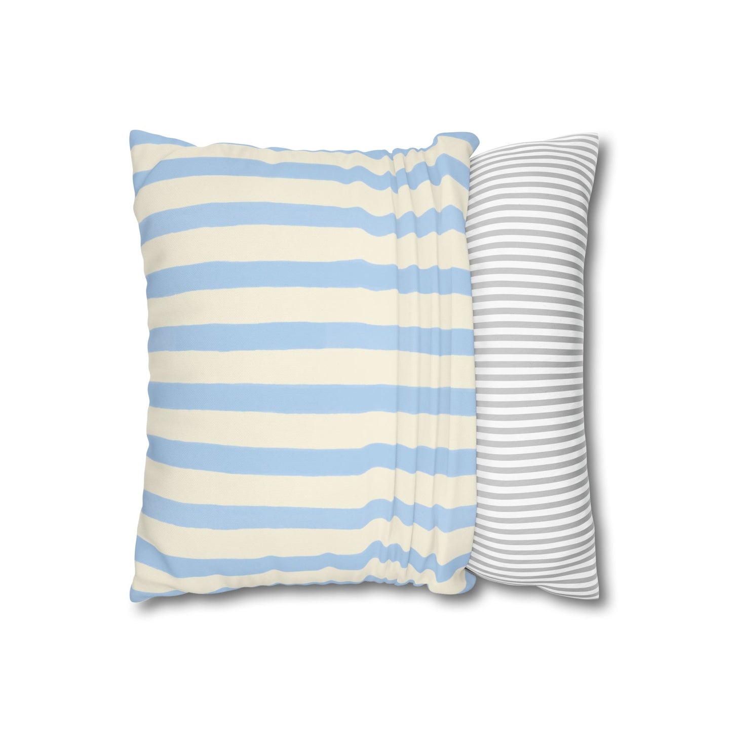 Stripe Patterned Decorative Pillowcase, Cozy Home Decor, Nautical Accent, Living Room Accessory, Perfect for Gifts and Resale