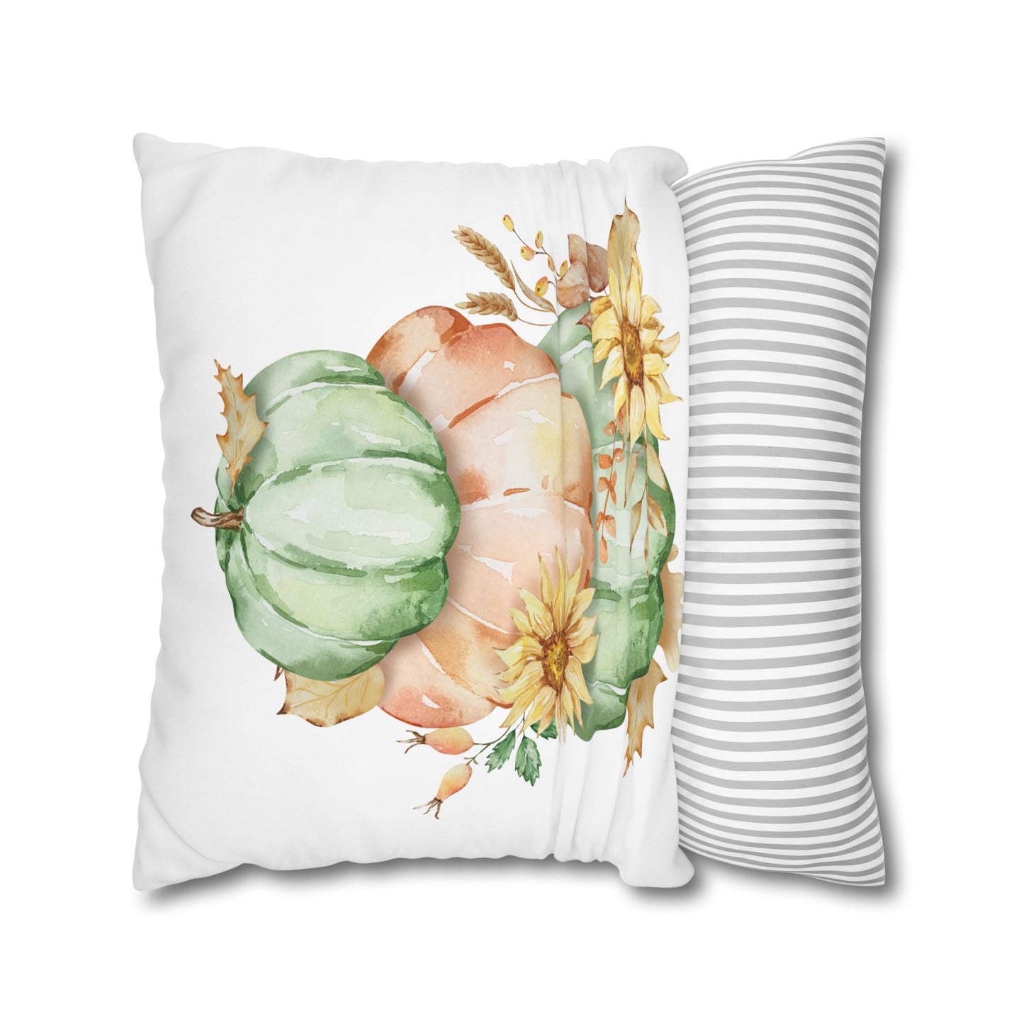 Fall Pumpkin Decor Pillowcase, Cozy Autumn Throw Pillow, Farmhouse Cushion Cover, Seasonal Home Accent, Thanksgiving Gift