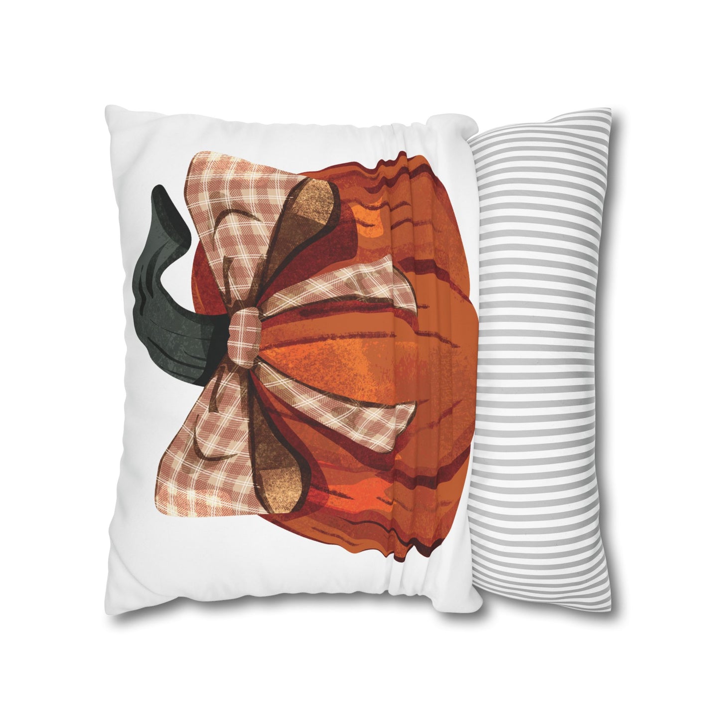 Cozy Fall Pumpkin Pillowcase | Autumn Decor, Thanksgiving Gift, Seasonal Home Accent, Farmhouse Style, Decorative Cushion Cover