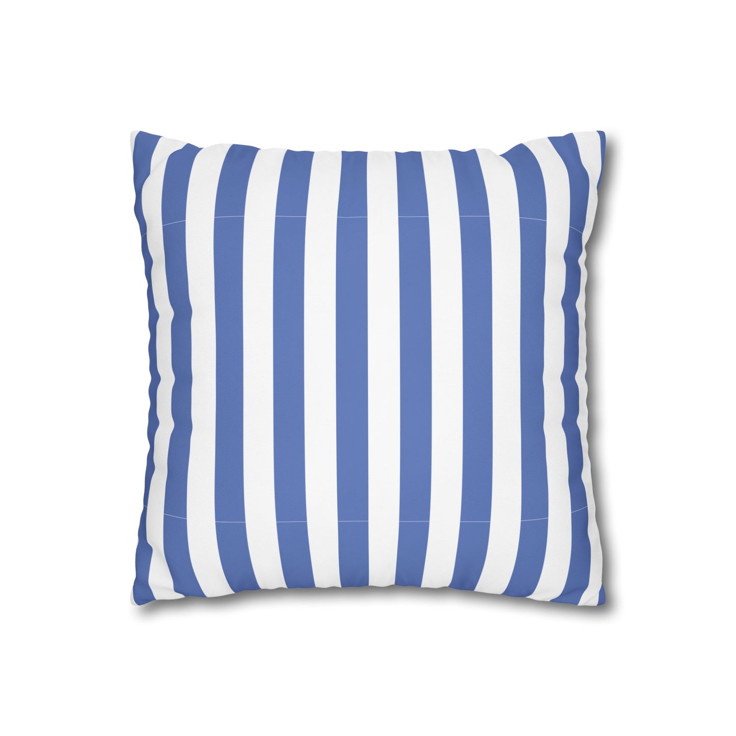 Cozy Striped Throw Pillowcase, Decorative Cushion Cover, Modern Home Decor, Gift for Friends, Nautical Themed Accent