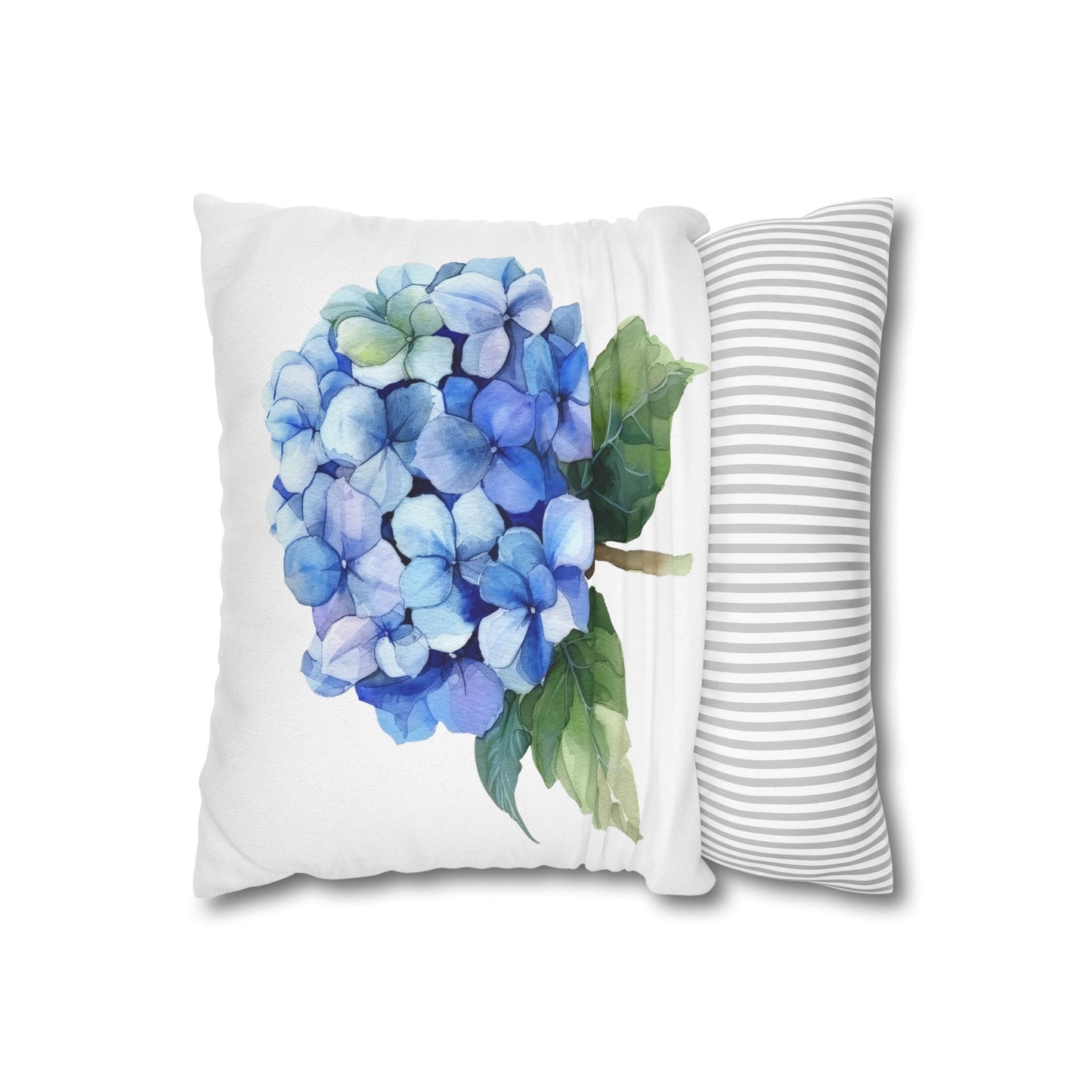 Floral Hydrangea Square Pillowcase - Cozy Home Decor