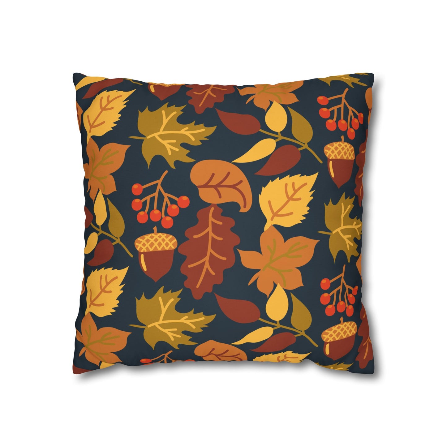 Autumn Leaf Decorative Pillowcase, Cozy Fall Decor, Harvest Home Accent, Thanksgiving Gift, Seasonal Cushion Cover