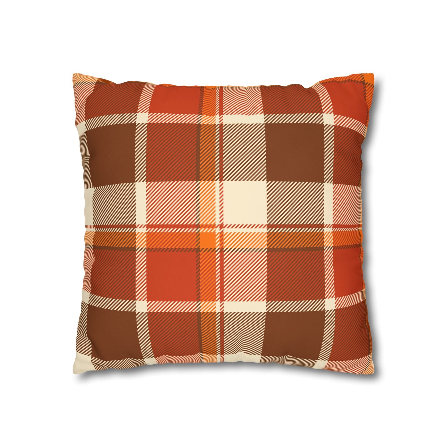 Cozy Plaid Pillowcase for Fall Decor, Home Accent, Gift for Her, Seasonal Decoration, Couch Accessory