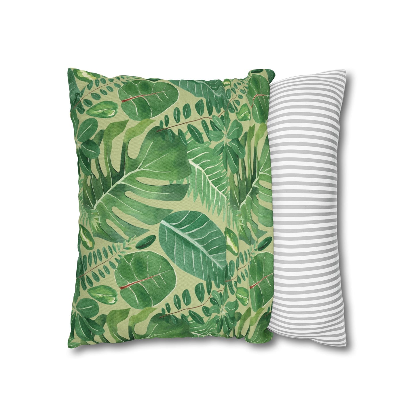 Tropical Floral Pillowcase | Decorative Home Accent, Botanical Throw Pillow, Bohemian Décor, Gift for Plant Lovers, Summer Home Style