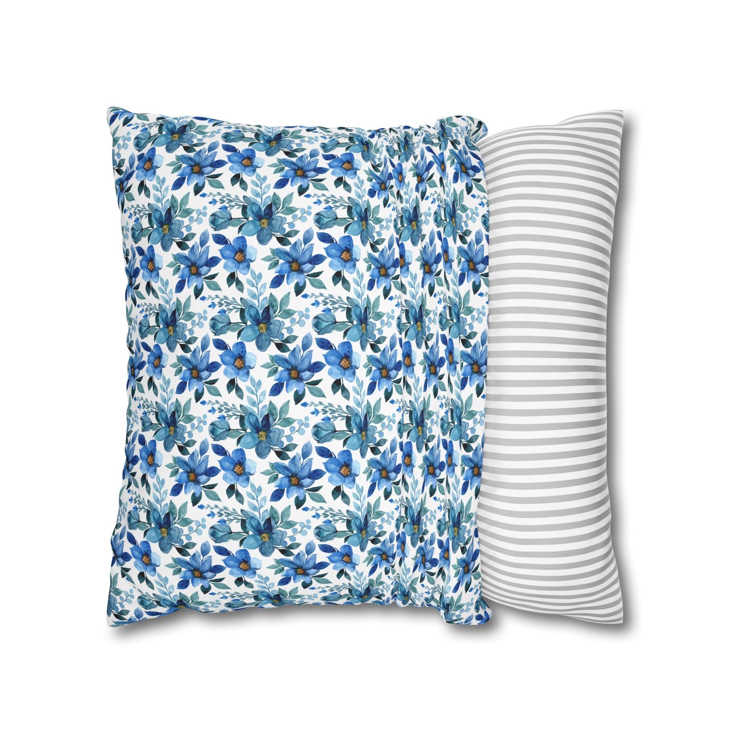Floral Square Pillowcase | Cozy Home Decor, Gift for Relaxation, Boho Bedroom Accent, Housewarming Present, Summer Vibes