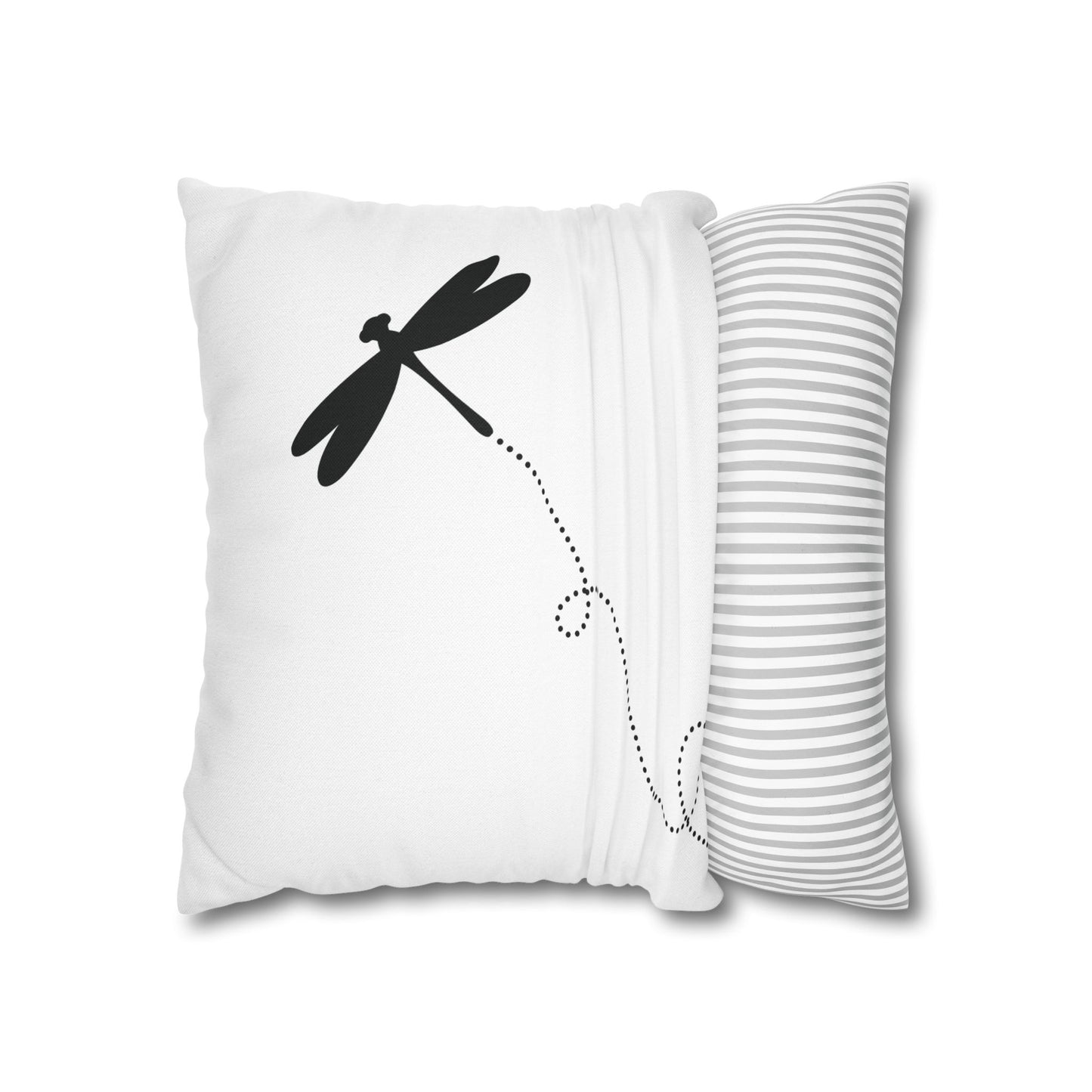 Elegant Dragonfly Pillowcase, Modern Home Decor, Indoor Cushion Cover, Cozy Living Room Accent, Unique Bedroom Gift, Nature-Inspired Decor