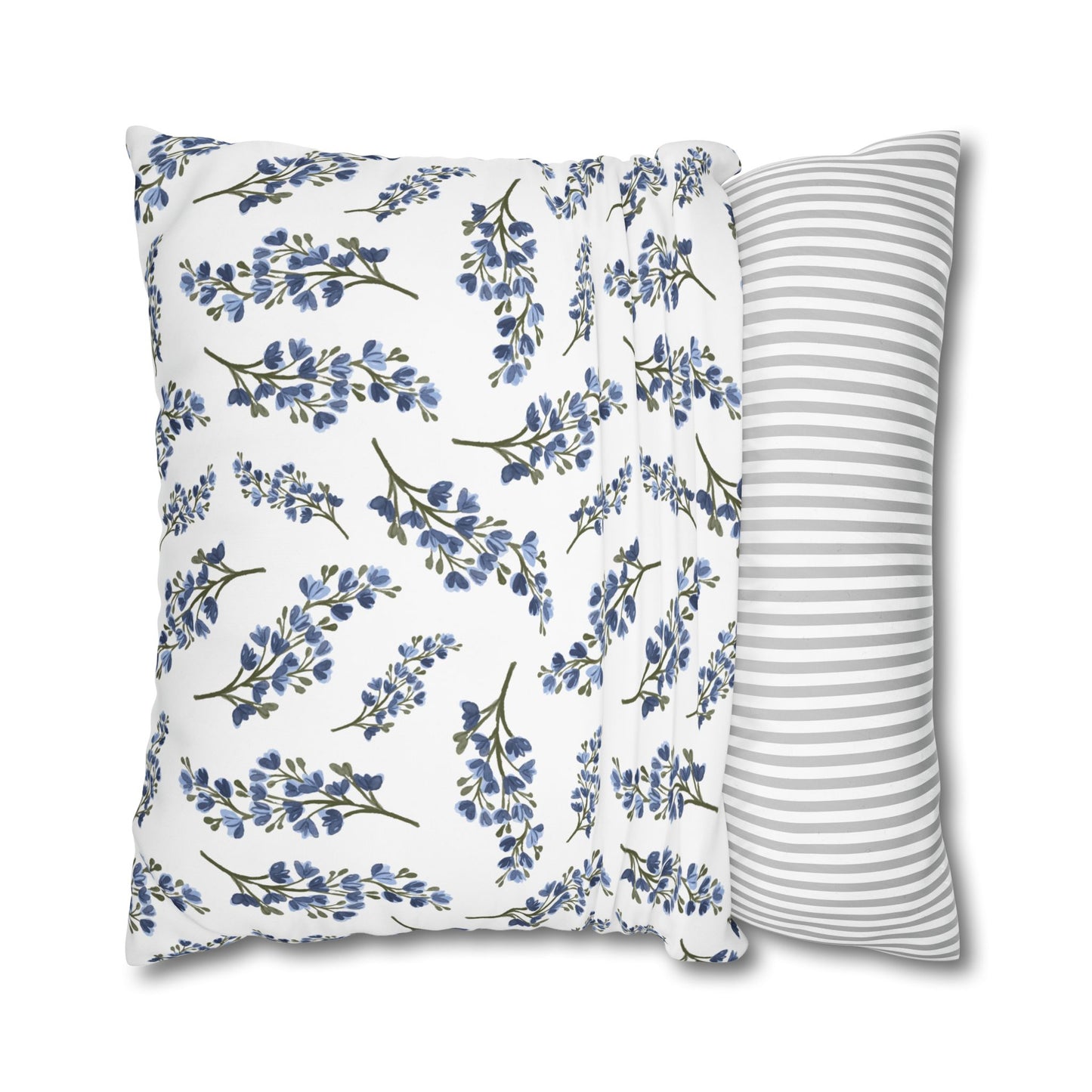 Floral Patterned Throw Pillowcase, Square Decor, Home Accent, Living Room Cushion, Gift for Homeowners, Cozy Decor