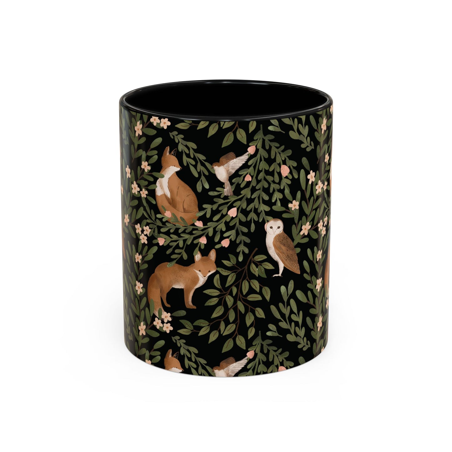 Mug - Little Fox and Owl Woodland Scene Coffee Cup